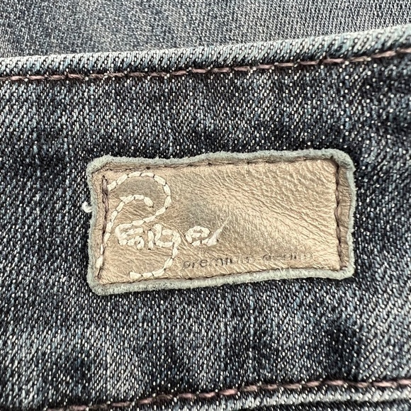 Paige Hidden Hills Boot Cut Rough Hem Jeans Size 30 Women's - Picture 8 of 9